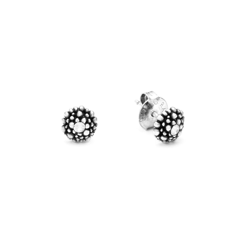 Orecchini Mini Perlage E Zircone Orecchini in Argento 925 e zirconi