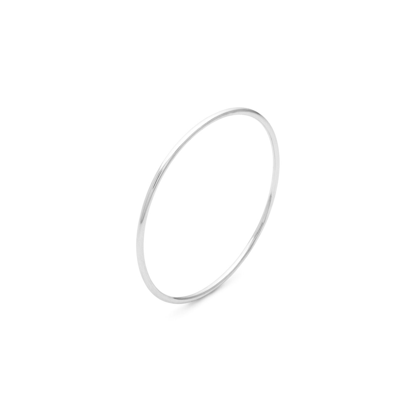 Bangle Liscio Piccolo Bracciale rigido in Argento 925