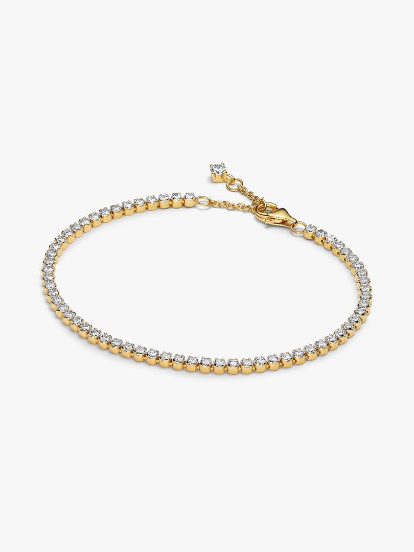 Bracciale Tennis Finitura in Oro