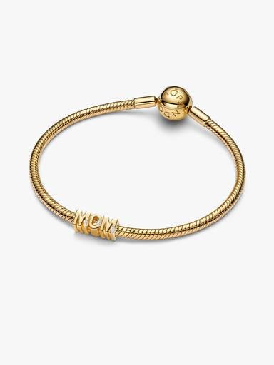 Charm "Mom" Finitura in Oro
