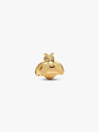 Mini Charm Ape effetto diamantato Esclusiva lega metallica rifinita in Oro