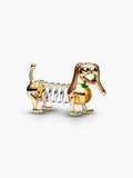 Disney Pixar, Toy Story, Slinky Argento Sterling 925, Esclusiva lega metallica rifinita in Oro