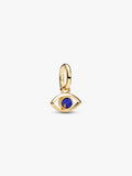 Charm Mini Pendente Blue Evil Eye Pandora ME Esclusiva lega metallica rifinita in Oro