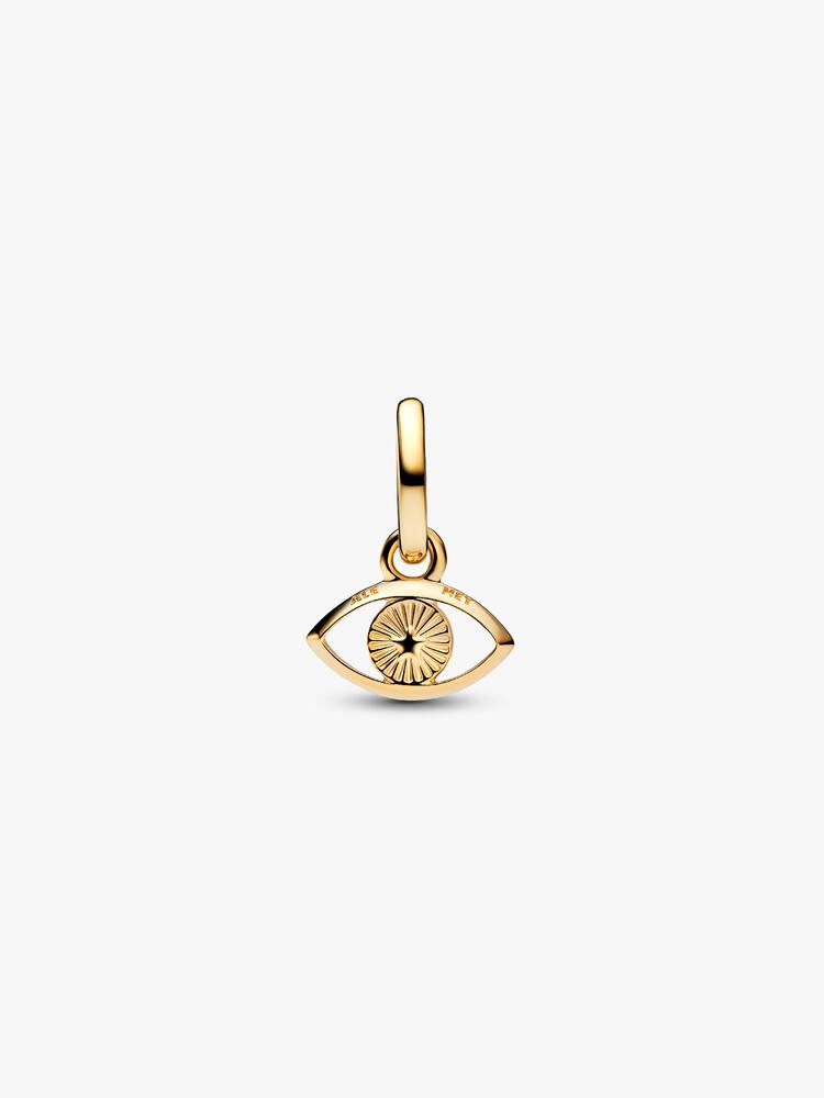 Charm Mini Pendente Blue Evil Eye Pandora ME Esclusiva lega metallica rifinita in Oro