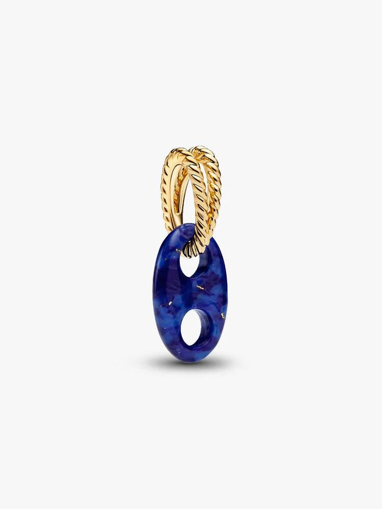 Charm Pendente Nodo Marinaro Esclusiva lega metallica rifinita in Oro