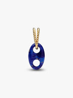 Charm Pendente Nodo Marinaro Esclusiva lega metallica rifinita in Oro