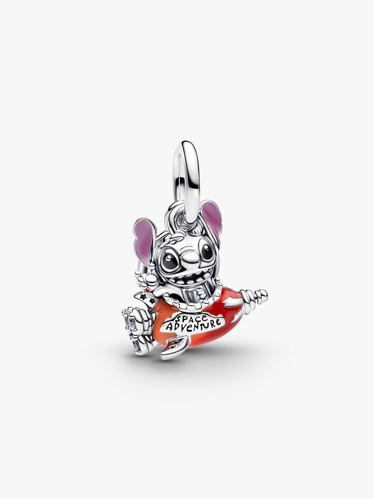Disney, Lilo & Stitch, Stitch con navicella spaziale Argento Sterling 925