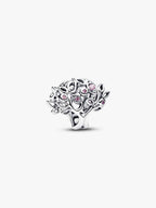 Charm Openwork Albero della Famiglia Argento Sterling 925