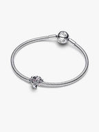 Charm Openwork Albero della Famiglia Argento Sterling 925