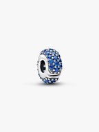 Clip Pietre Blu Oceano Argento Sterling 925