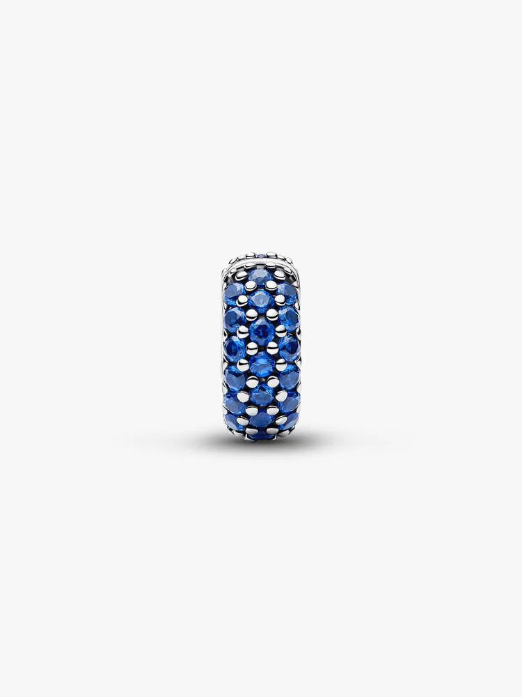 Clip Pietre Blu Oceano Argento Sterling 925