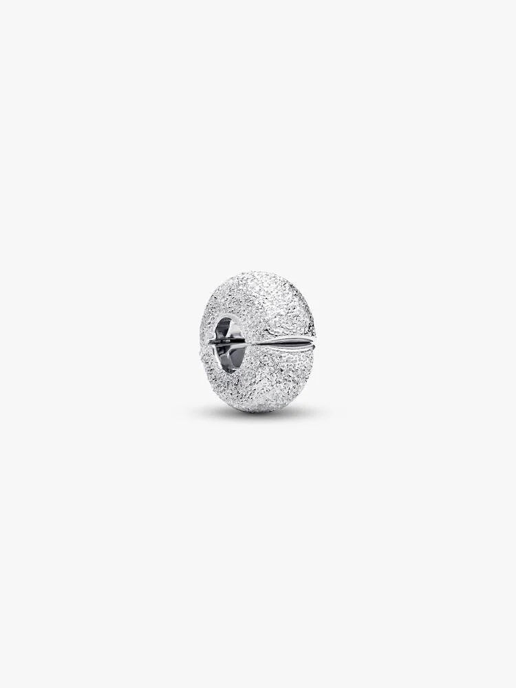 Mini Clip effetto diamantato Argento Sterling 925