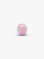 Mini Charm Vetro di Murano Rosa Argento Sterling 925