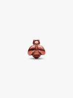 Mini Charm Ape effetto metallico arancione Argento Sterling 925