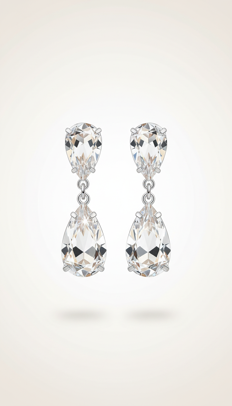 Orecchini pendenti cristalli Swarovski
