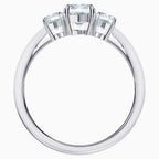 ANELLO ATTRACT TRILOGY ROUND, BIANCO, PLACCATURA RODIO
