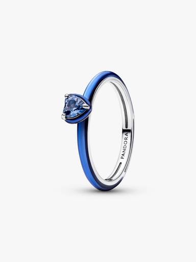 Anello Blu Chakra Heart Pandora ME Argento Sterling 925 - 48 - ANELLO