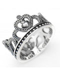 Anello Corona con Sacro Cuore