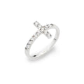 Anello Croce e Zirconi