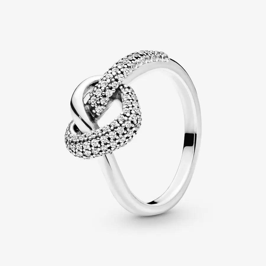 Anello Cuore intrecciato 60