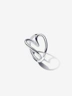 Anello Cuore Linea Sinuosa - 48 - ANELLO