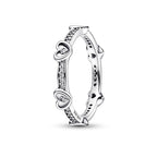 Anello Cuori Splendenti 60