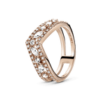 Anello Desiderio doppio Marquise 60
