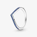 Anello Desiderio Scintillante Blu 64