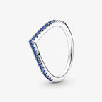 Anello Desiderio Scintillante Blu 64