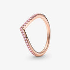 Anello Desiderio Scintillante Rosa