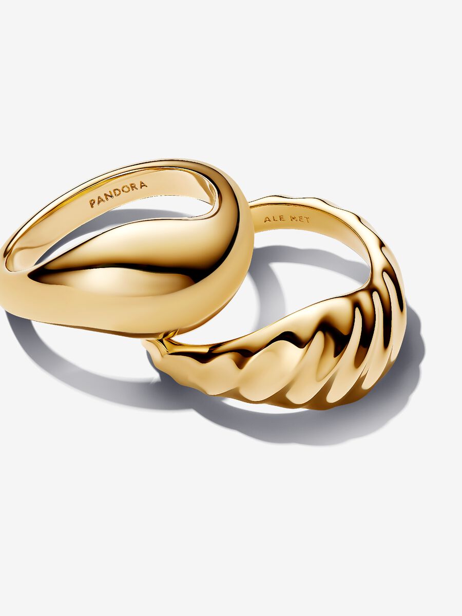 Anello Dune Divisibile Placcatura in Oro 14k - ANELLO