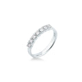 Anello Eternity in Oro Bianco e Diamanti ct. 0,39 - 12 - ANELLI