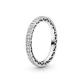 Anello Fedina Pietre e Cuori 60