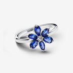 Anello Herbarium Fiore Blu