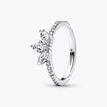 Anello Herbarium Petali Luminosi Pandora con Pietre a Goccia e Marquise 60