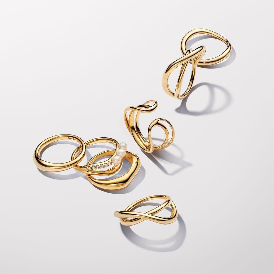 Anello Linea Sinuosa