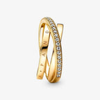 Anello Linee Intrecciate