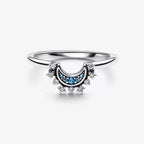 Anello Luna Pietre Blu