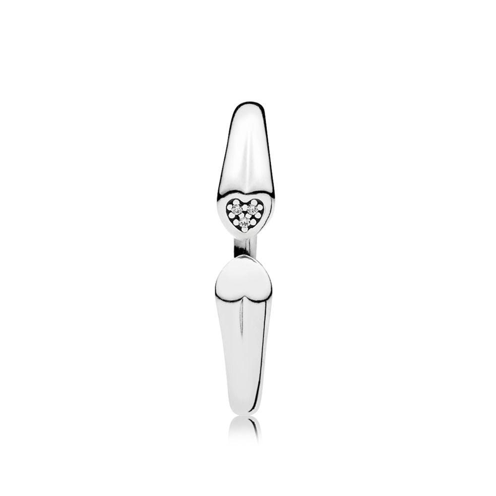 Anello Pandora Due Cuori