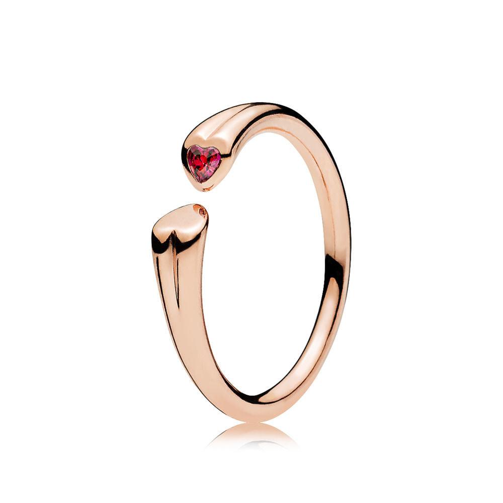 Anello Pandora Due Cuori