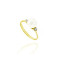 Anello Perla e Zirconi