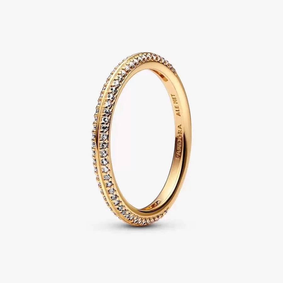Anello Pietre Luminose Pandora ME Dorato