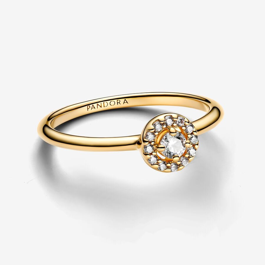 Anello Punto Luce e Pavè - ANELLI