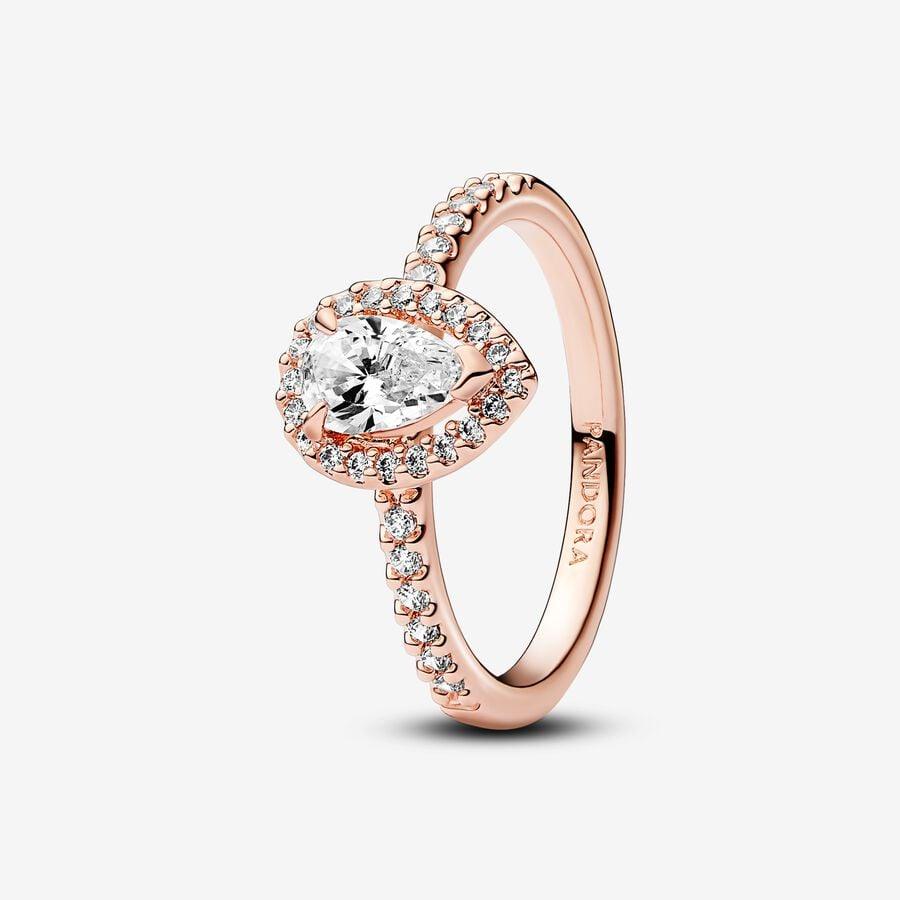 Anello Punto Luce Goccia Piccola 60