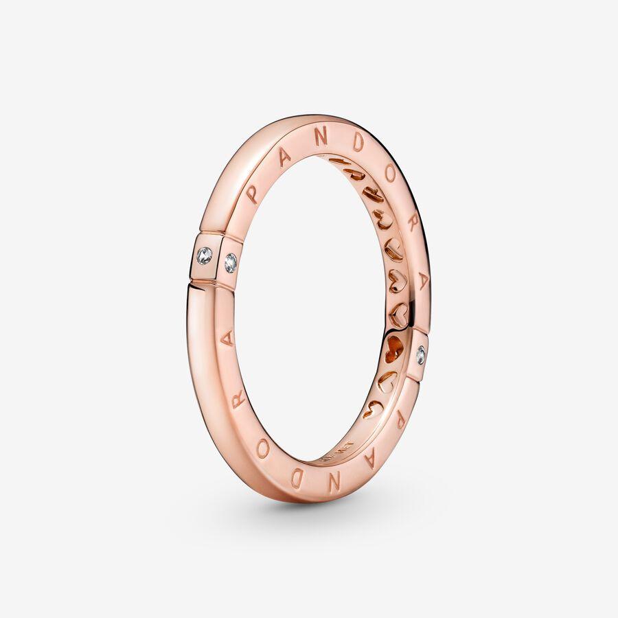 Anello Rose Logo e Cuori 60