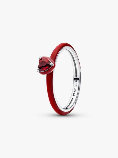 Anello Rosso Chakra Heart Pandora ME Argento Sterling 925 - 48 - ANELLO