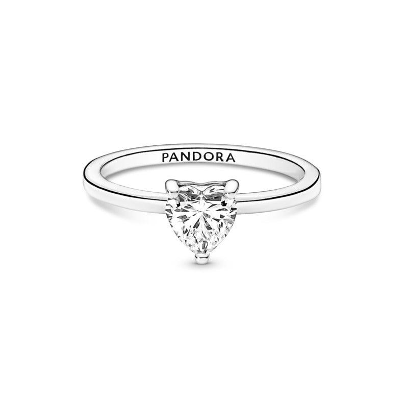 Anello Solitario con Pietra Cuore