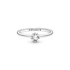 Anello Solitario Stella Celeste