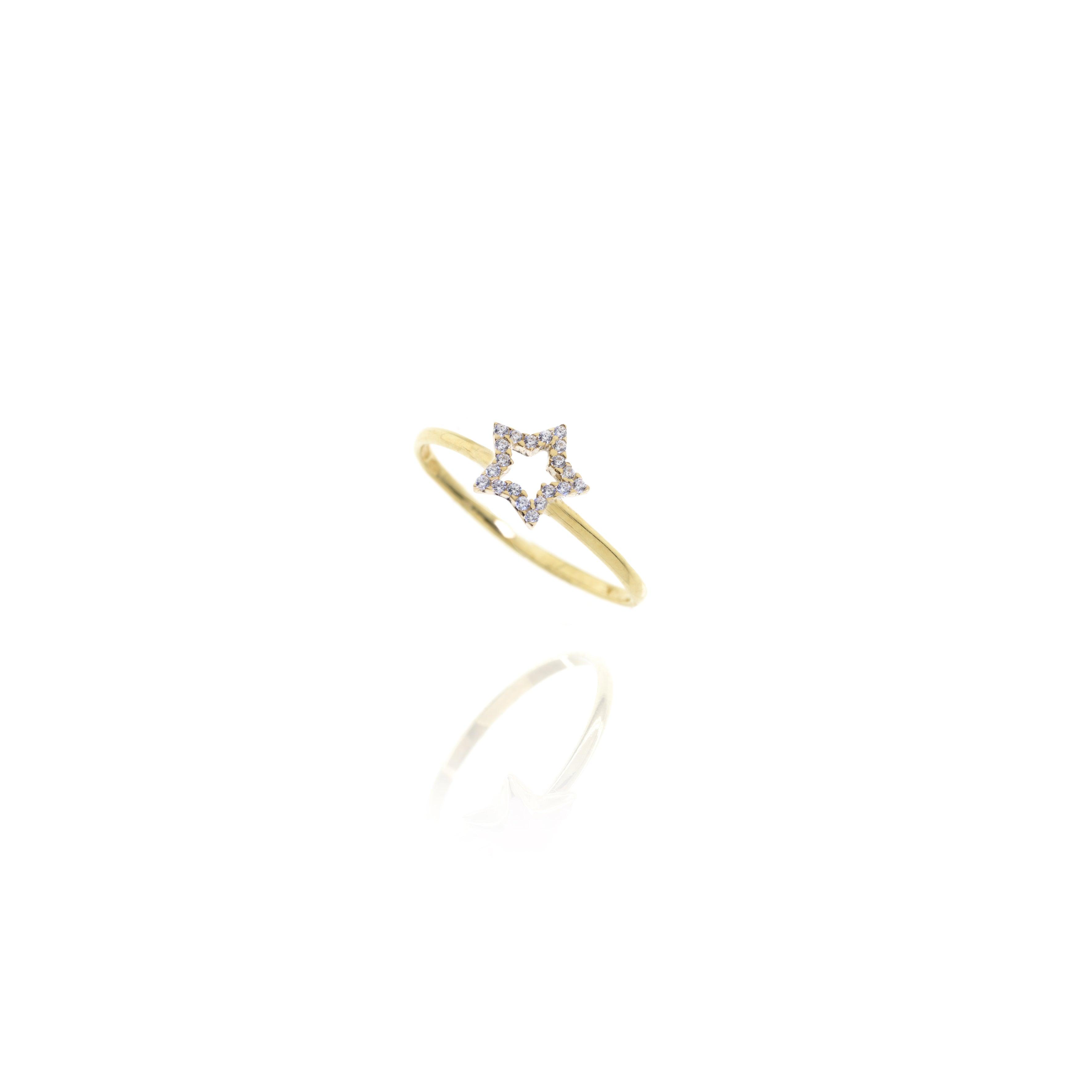 Anello Stella e Zirconi