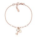 Bracciale Amore Lucchetto e Chiave Rosè